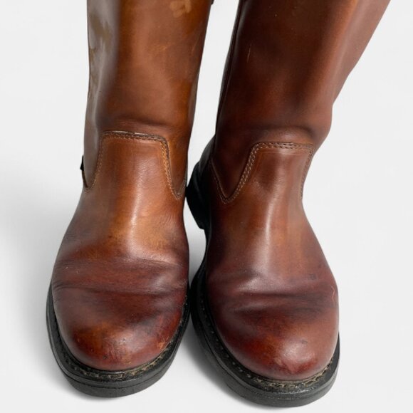 Wolverine Leather Western Cowboy Biker Engineer Work Boots Men's 8.5 M - Picture 5 of 16